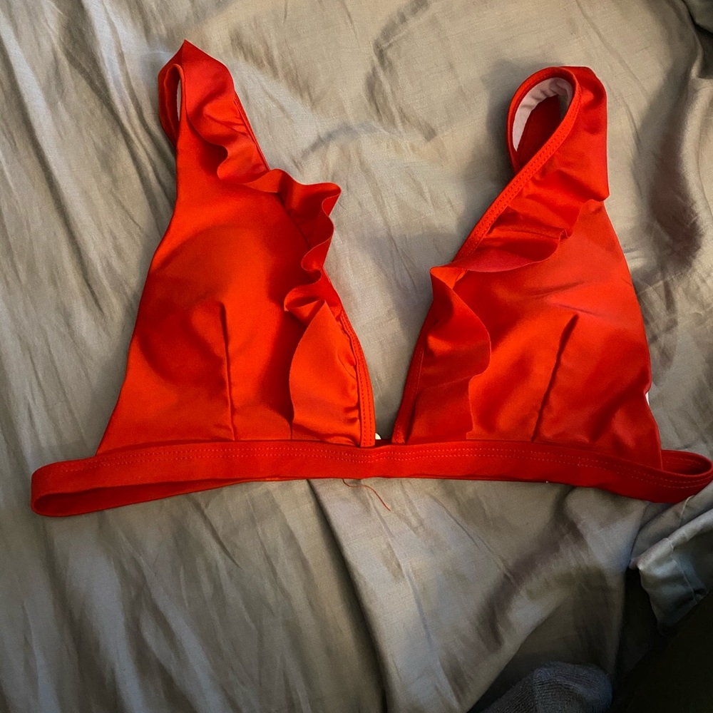 Red bikini top